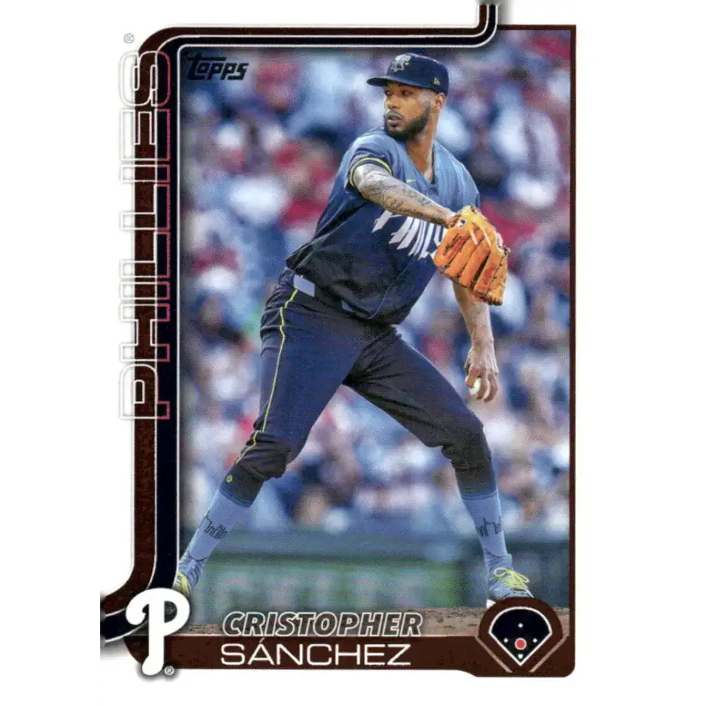 2025 Topps #109 Cristopher Sanchez NM-MT Philadelphia Phillies Baseball Card - Baseball Card Single