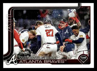 2025 Topps #110 Atlanta Braves - Baseball Card Single