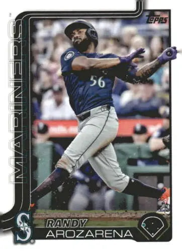 Randy Arozarena baseball card with original gloss in NM-MT condition from 2025 Topps