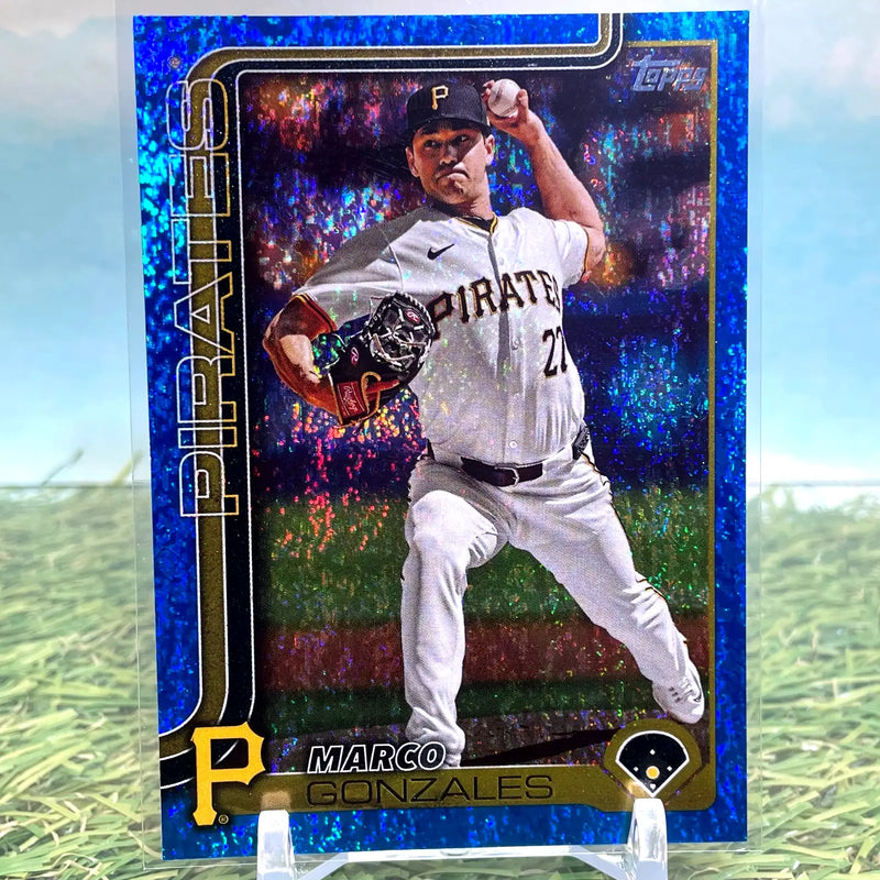 2025 Topps #113 Marco Gonzales Blue Holo Foil #/150 - Baseball Card Single