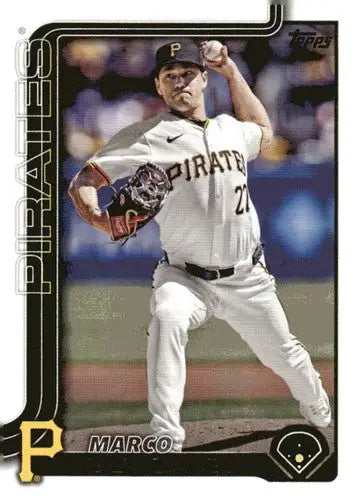 Baseball trading card featuring Marco Gonzales in white uniform from 2025 Topps NM-MT
