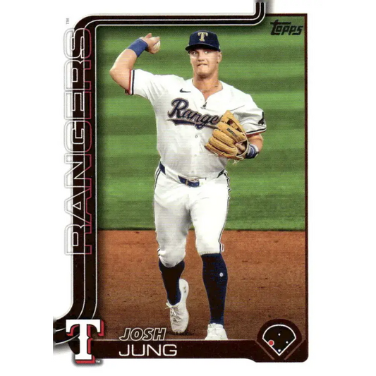 2025 Topps #117 Josh Jung NM-MT Texas Rangers Baseball Card - Baseball Card Single