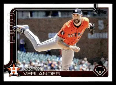 2025 Topps #118 Justin Verlander - Baseball Card Single