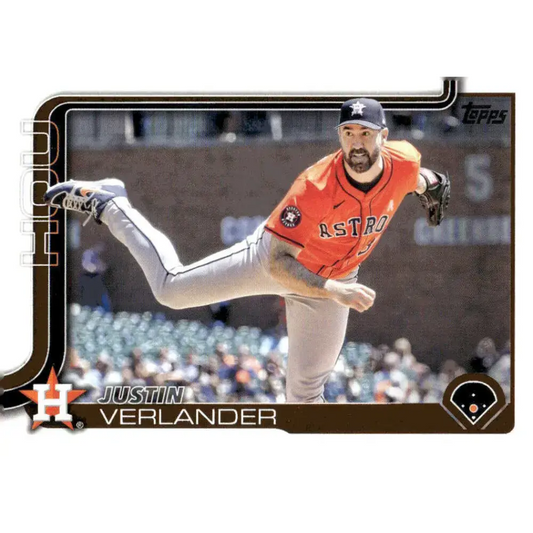 2025 Topps #118 Justin Verlander NM-MT Houston Astros Baseball Card - Baseball Card Single
