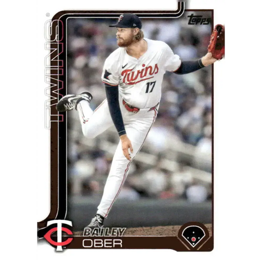 2025 Topps #12 Bailey Ober NM-MT Minnesota Twins Baseball Card