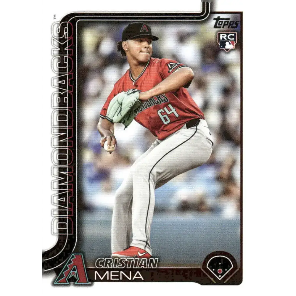 2025 Topps #120 Cristian Mena NM-MT RC Rookie Arizona Diamondbacks Baseball Card - Baseball Card Single