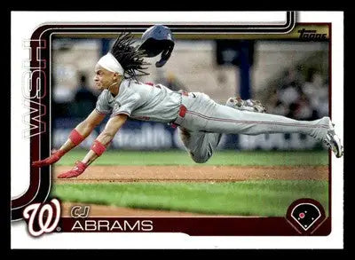 2025 Topps #122 CJ Abrams - Baseball Card Single