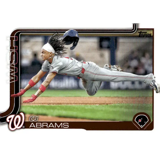 2025 Topps #122 CJ Abrams NM-MT Washington Nationals Baseball Card