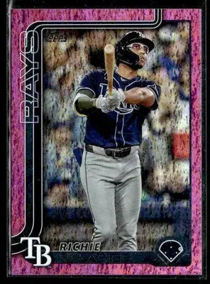 2025 Topps #124 Richie Palacios Pink Holo Foil - Baseball Card Single
