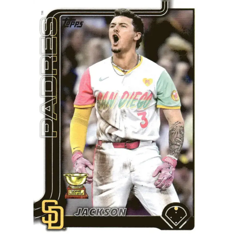 2025 Topps #125 Jackson Merrill NM-MT San Diego Padres Baseball Card - Baseball Card Single