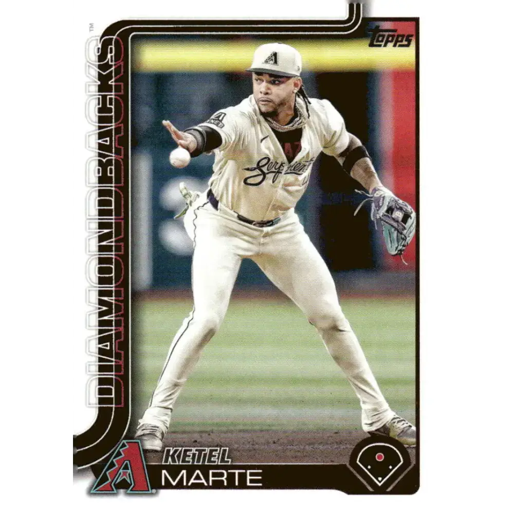 2025 Topps #128 Ketel Marte NM-MT Arizona Diamondbacks Baseball Card - Baseball Card Single
