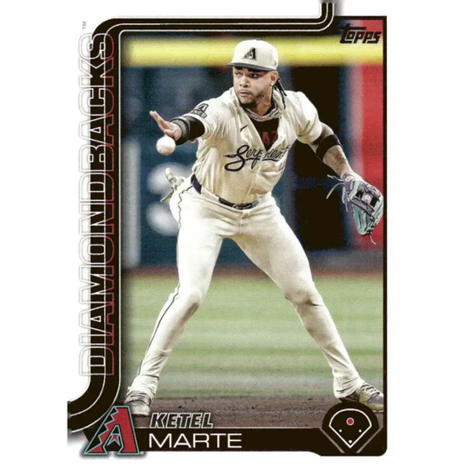 2025 Topps #128 Ketel Marte NM-MT Arizona Diamondbacks Baseball Card