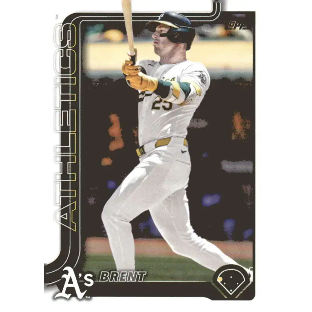 2025 Topps #129 Brent Rooker NM-MT Oakland Athletics Baseball Card - Baseball Card Single