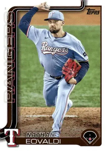 2025 Topps #130 Nathan Eovaldi NM-MT Rangers - Baseball Card Single
