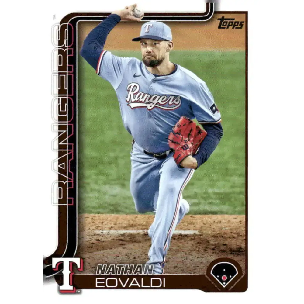 2025 Topps #130 Nathan Eovaldi NM-MT Texas Rangers Baseball Card - Baseball Card Single