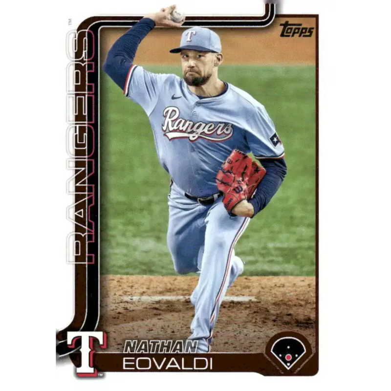 2025 Topps #130 Nathan Eovaldi NM-MT Texas Rangers Baseball Card - Baseball Card Single