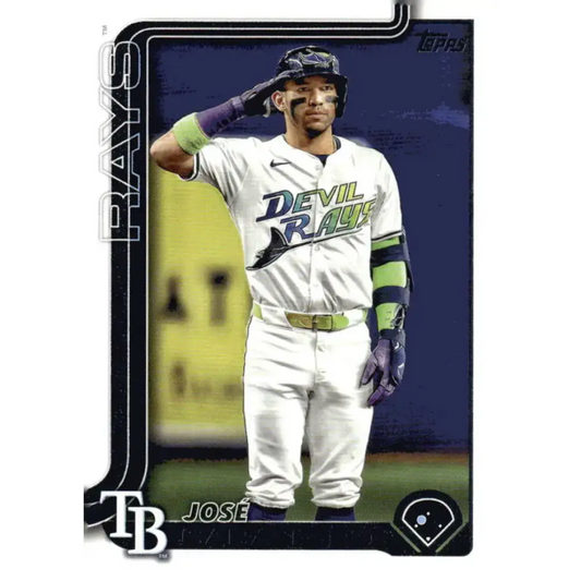 2025 Topps #133 Jose Caballero NM-MT Tampa Bay Rays Baseball Card
