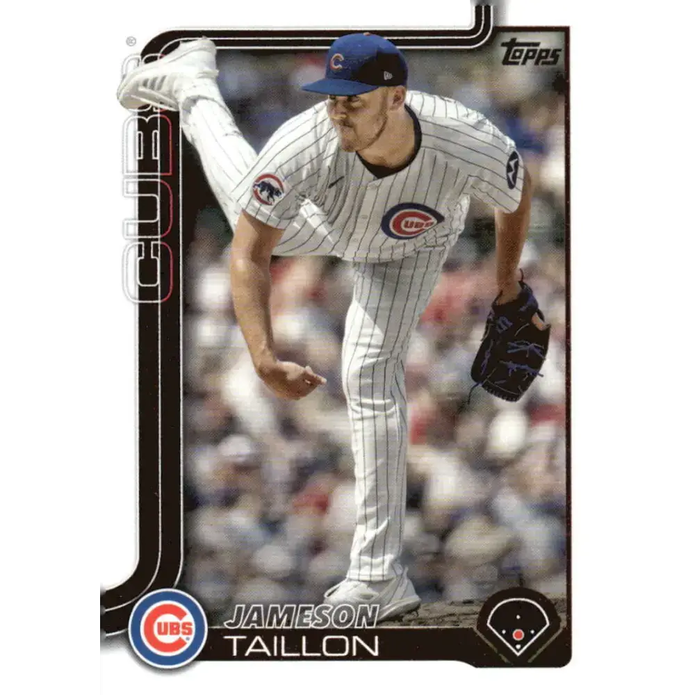2025 Topps #134 Jameson Taillon NM-MT Chicago Cubs Baseball Card - Baseball Card Single