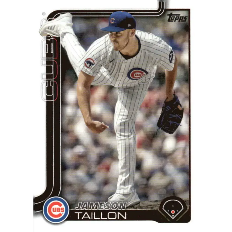 2025 Topps #134 Jameson Taillon NM-MT Chicago Cubs Baseball Card - Baseball Card Single