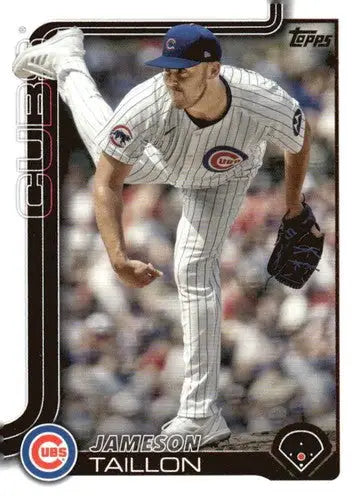 Baseball card featuring Jameson Taillon of the Chicago Cubs with original gloss