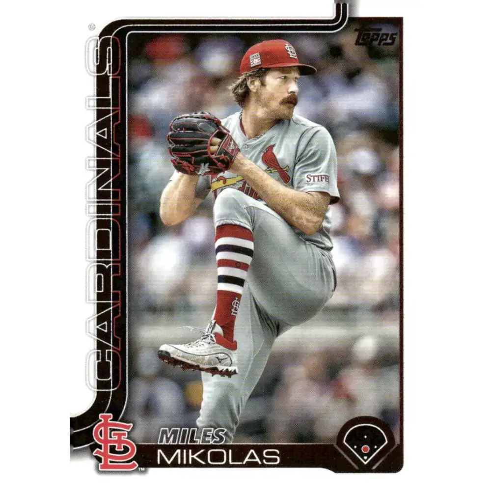 2025 Topps #137 Miles Mikolas NM-MT St Louis Cardinals Baseball Card - Baseball Card Single