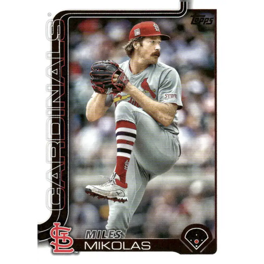2025 Topps #137 Miles Mikolas NM-MT St Louis Cardinals Baseball Card - Baseball Card Single
