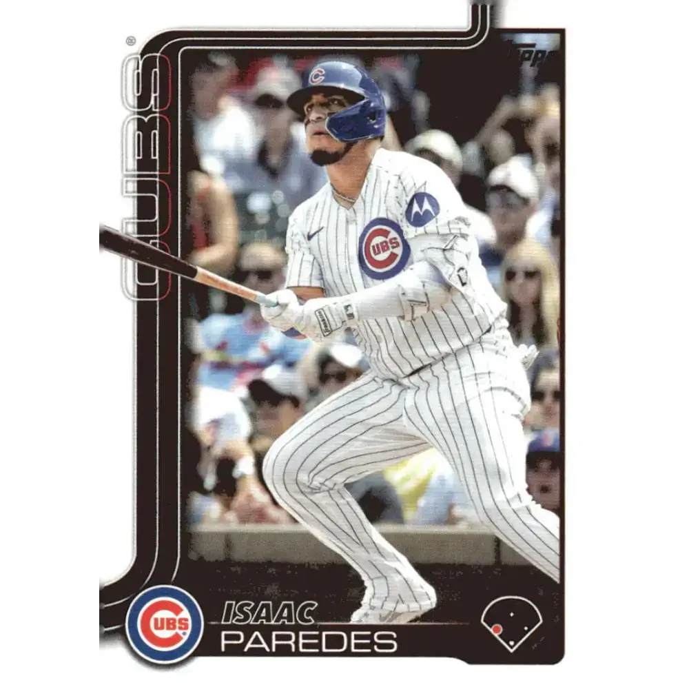 2025 Topps #138 Isaac Paredes NM-MT Chicago Cubs Baseball Card - Baseball Card Single