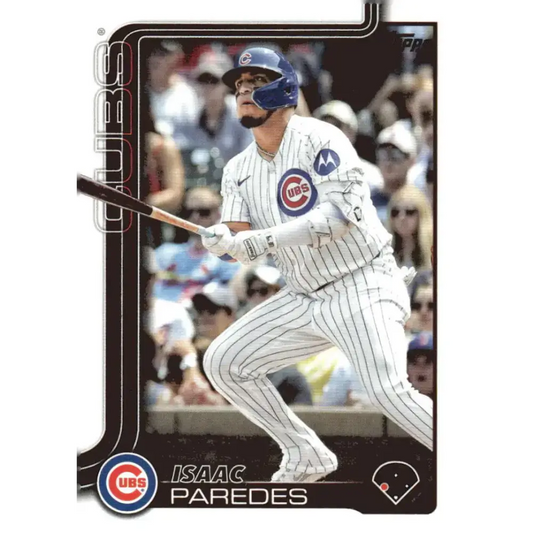 2025 Topps #138 Isaac Paredes NM-MT Chicago Cubs Baseball Card - Baseball Card Single