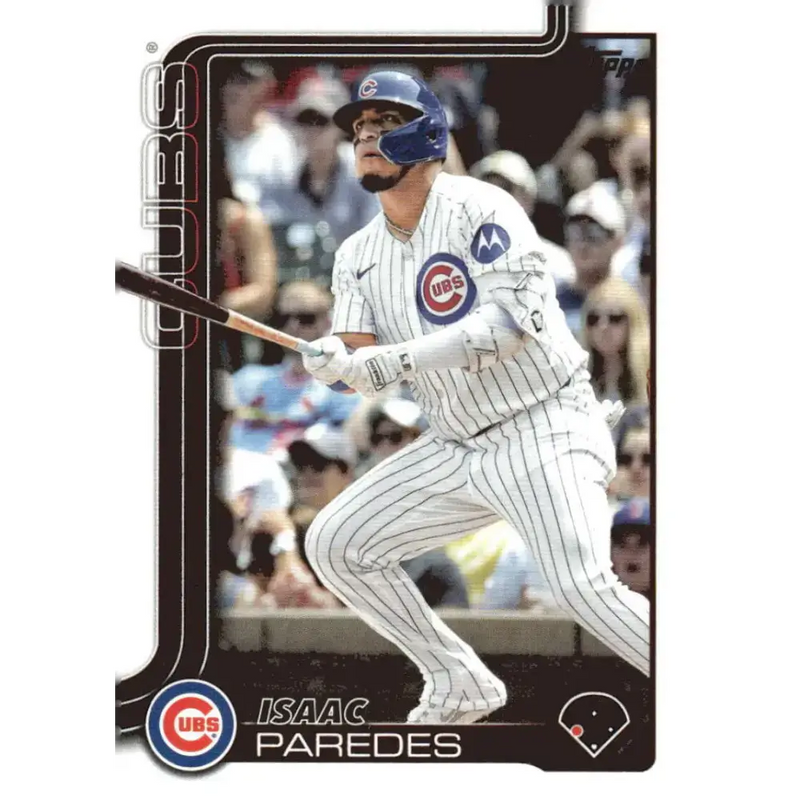 2025 Topps #138 Isaac Paredes NM-MT Chicago Cubs Baseball Card - Baseball Card Single
