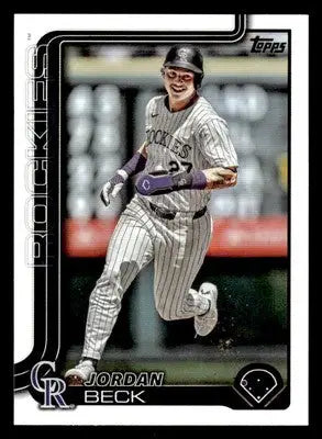 2025 Topps #139 Jordan Beck - Baseball Card Single