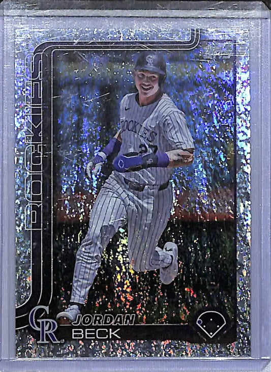 2025 Topps #139 Jordan Beck NM-MT Colorado Rockies - Baseball Card Single