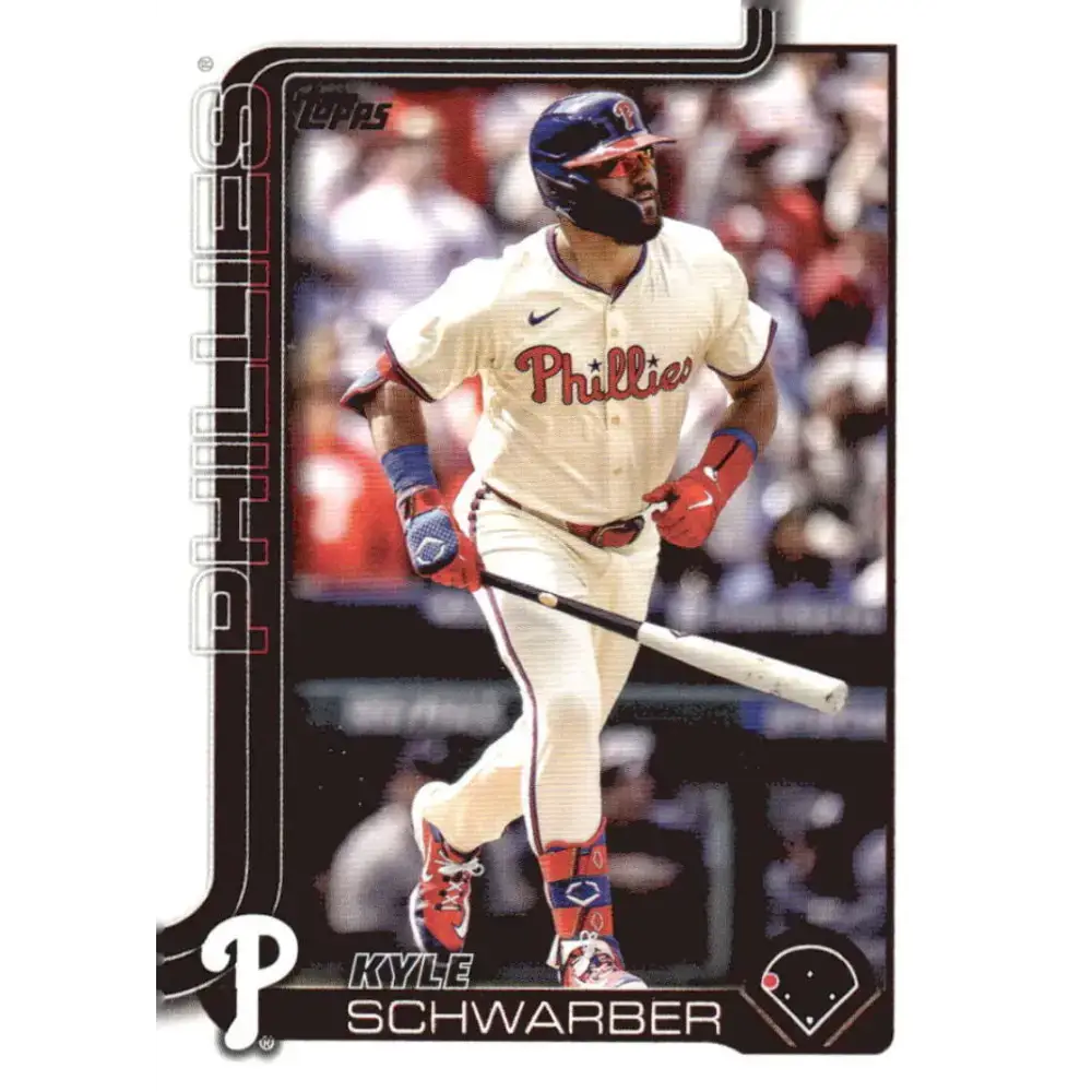 2025 Topps #141 Kyle Schwarber NM-MT Philadelphia Phillies Baseball Card - Baseball Card Single