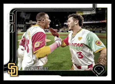 2025 Topps #143 All Smiles: Perfect Weather in S.D. - Baseball Card Single
