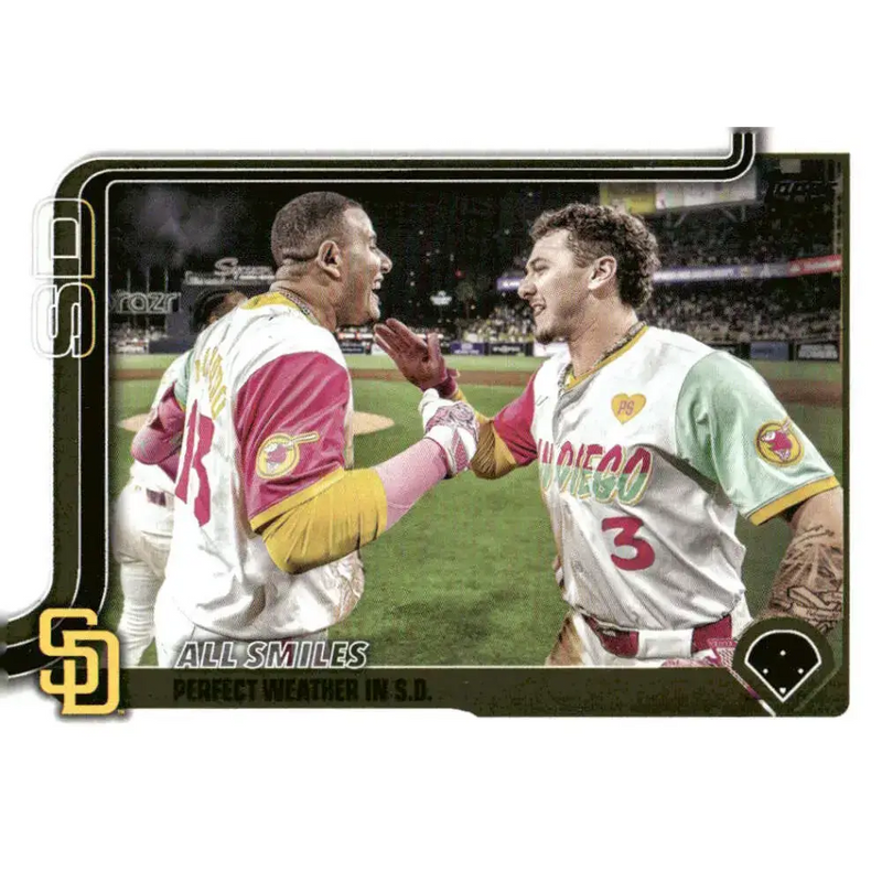 2025 Topps #143 Manny Machado NM-MT San Diego Padres Baseball Card - Baseball Card Single