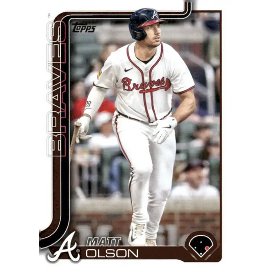2025 Topps #145 Matt Olson NM-MT Atlanta Braves Baseball Card - Baseball Card Single