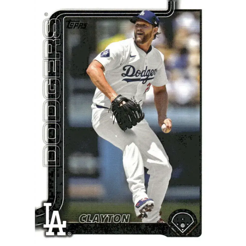 2025 Topps #146 Clayton Kershaw NM-MT Los Angeles Dodgers Baseball Card - Baseball Card Single