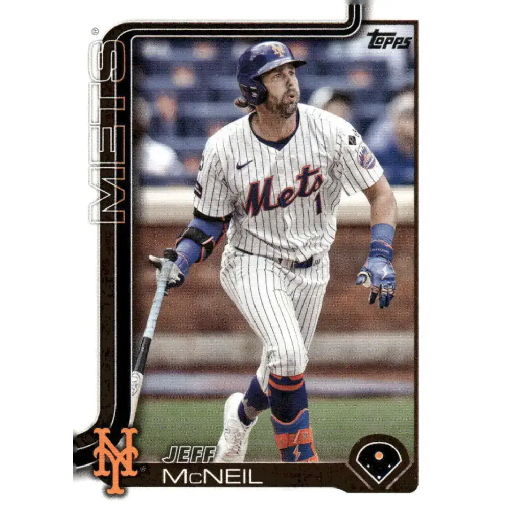 2025 Topps #149 Jeff McNeil NM-MT New York Mets Baseball Card - Baseball Card Single