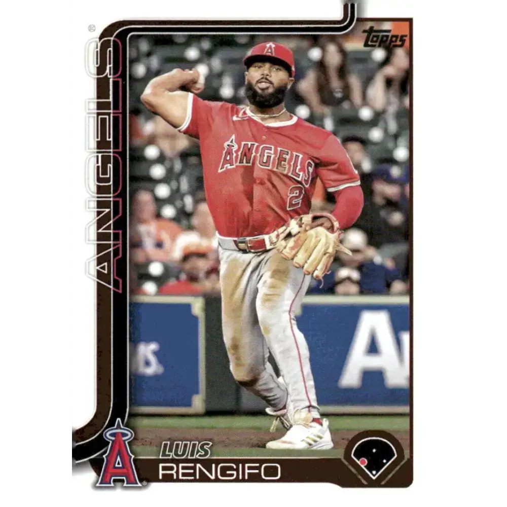 2025 Topps #152 Luis Rengifo NM-MT Los Angeles Angels Baseball Card - Baseball Card Single