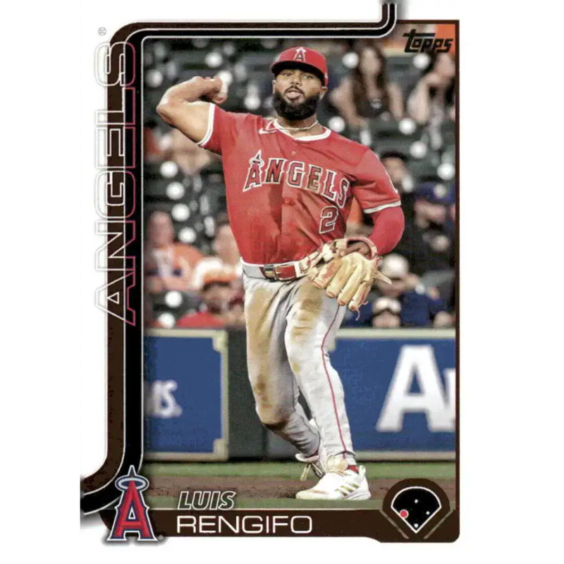 2025 Topps #152 Luis Rengifo NM-MT Los Angeles Angels Baseball Card - Baseball Card Single