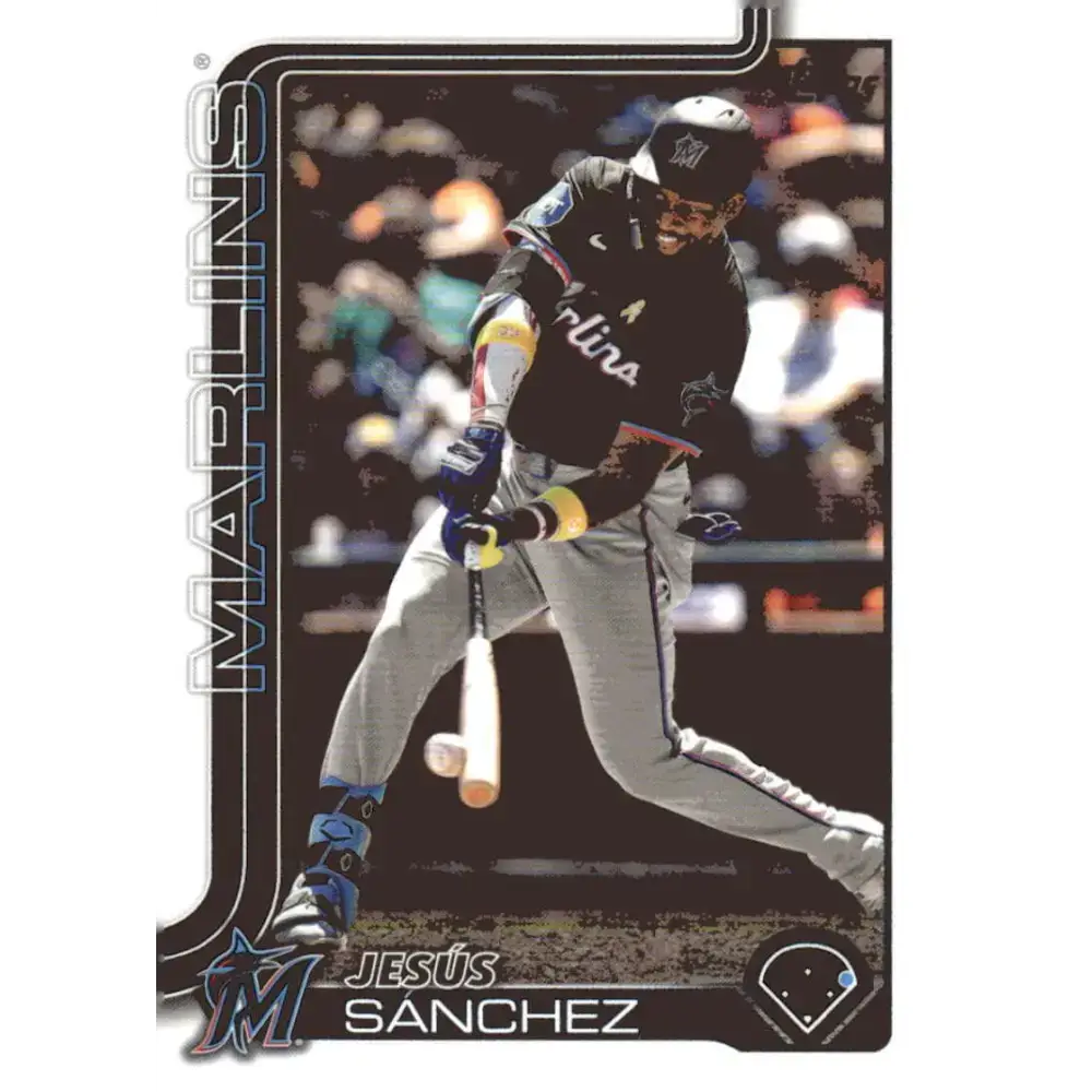 2025 Topps #157 Jesus Sanchez NM-MT Miami Marlins Baseball Card - Baseball Card Single