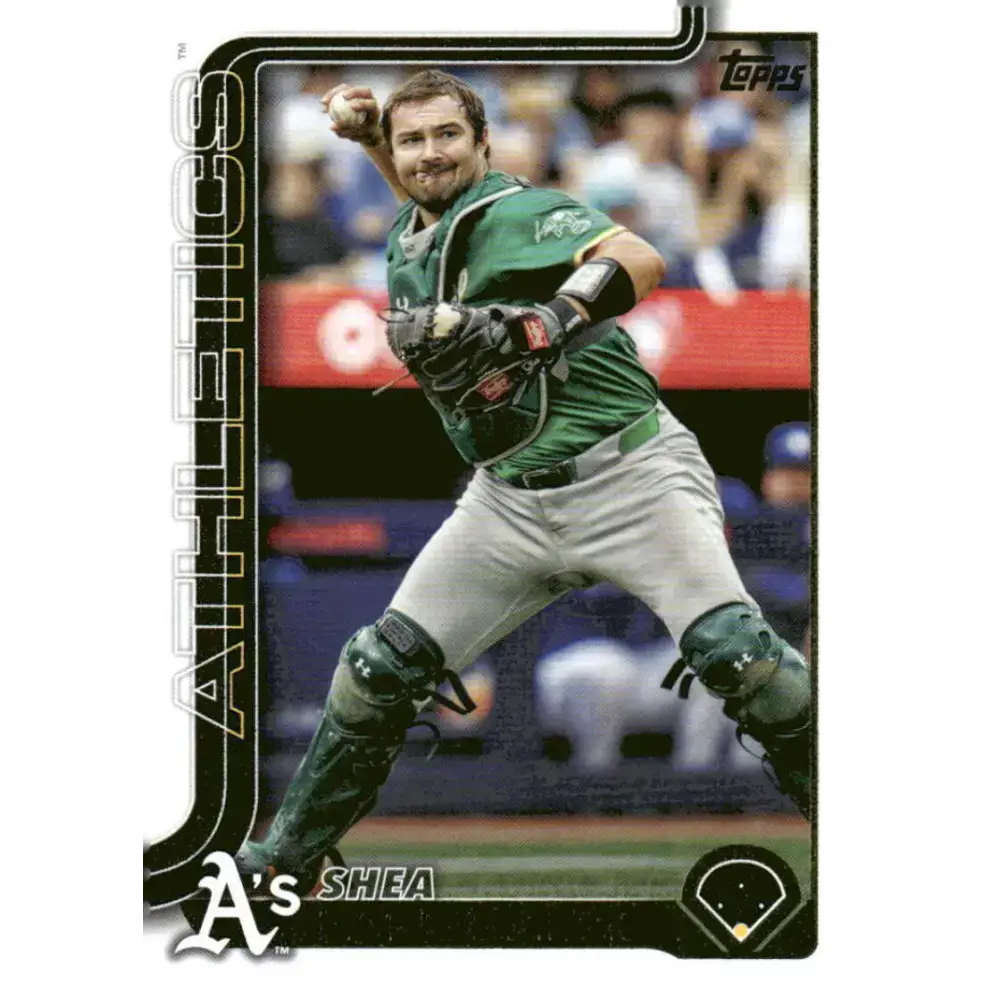2025 Topps #158 Shea Langeliers NM-MT Oakland Athletics Baseball Card - Baseball Card Single
