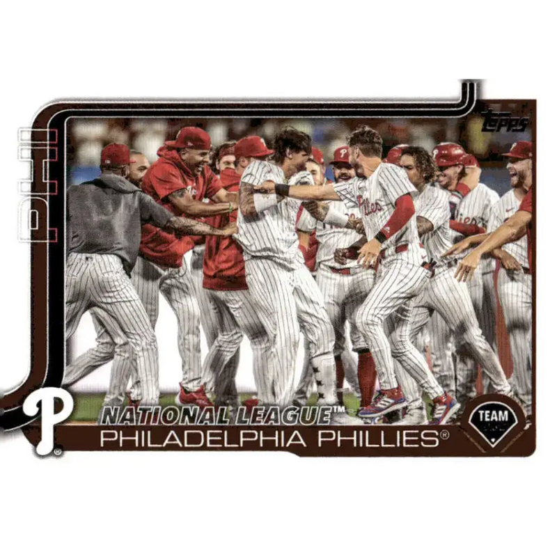 2025 Topps #159 Philadelphia Phillies NM-MT Philadelphia Phillies Baseball Card - Baseball Card Single