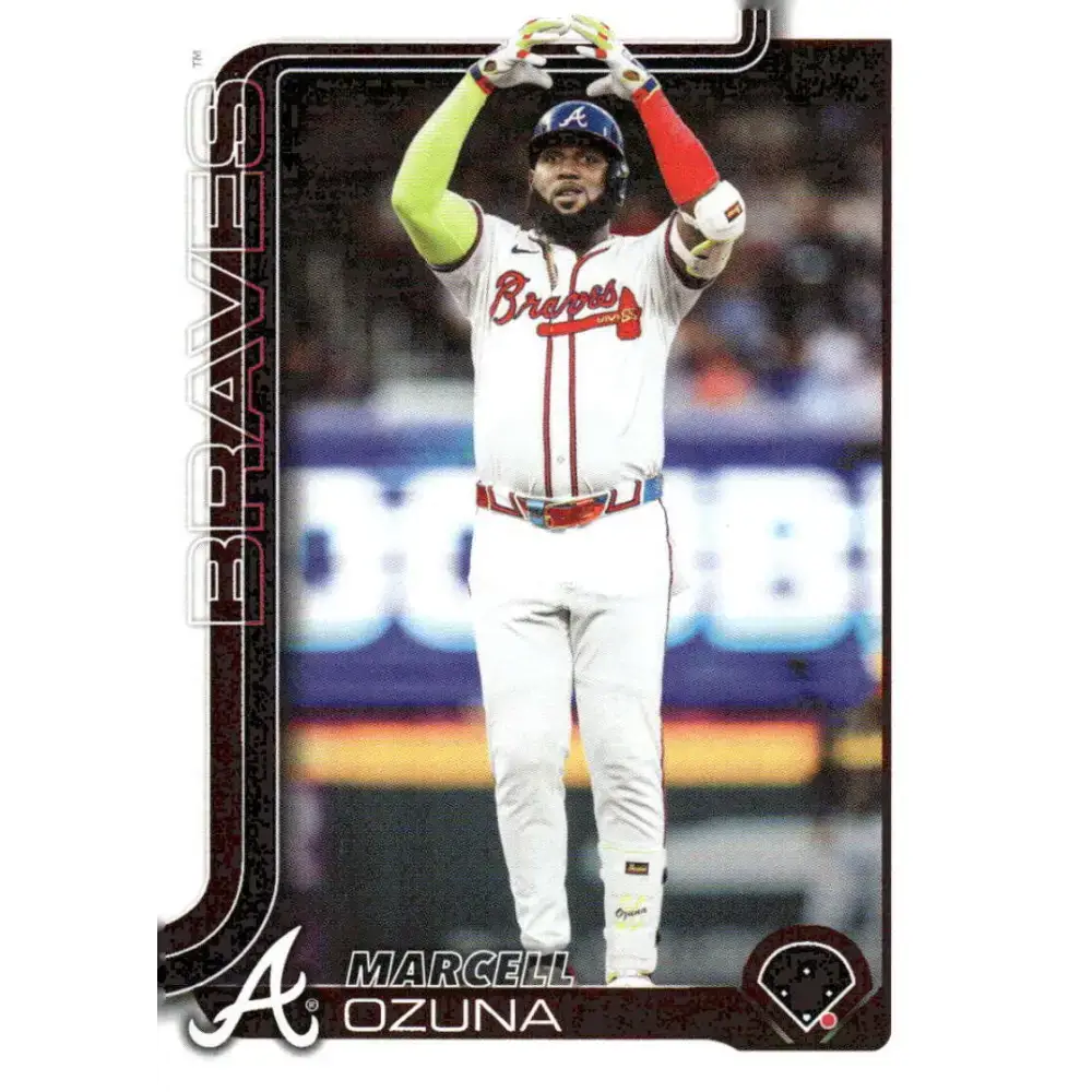 2025 Topps #160 Marcell Ozuna NM-MT Atlanta Braves Baseball Card - Baseball Card Single