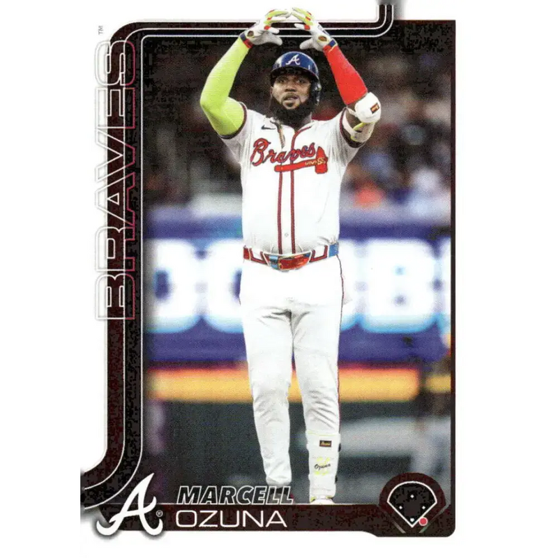2025 Topps #160 Marcell Ozuna NM-MT Atlanta Braves Baseball Card - Baseball Card Single