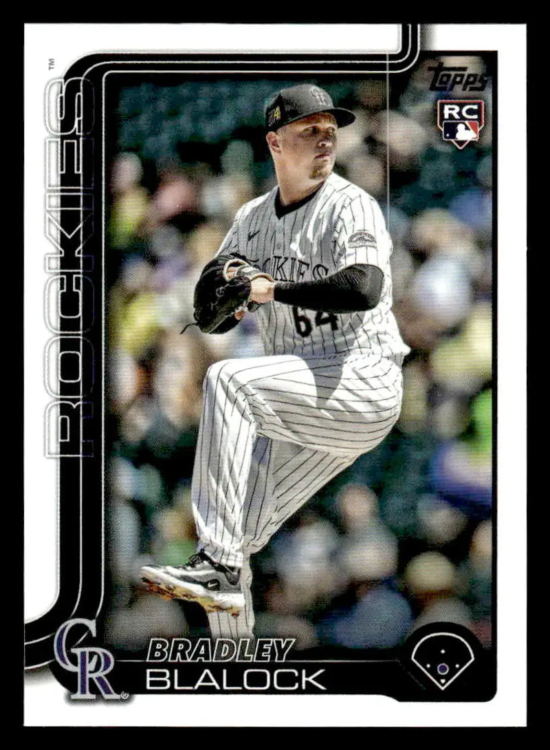 2025 Topps #161 Bradley Blalock - Baseball Card Single