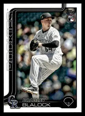 2025 Topps #161 Bradley Blalock - Baseball Card Single