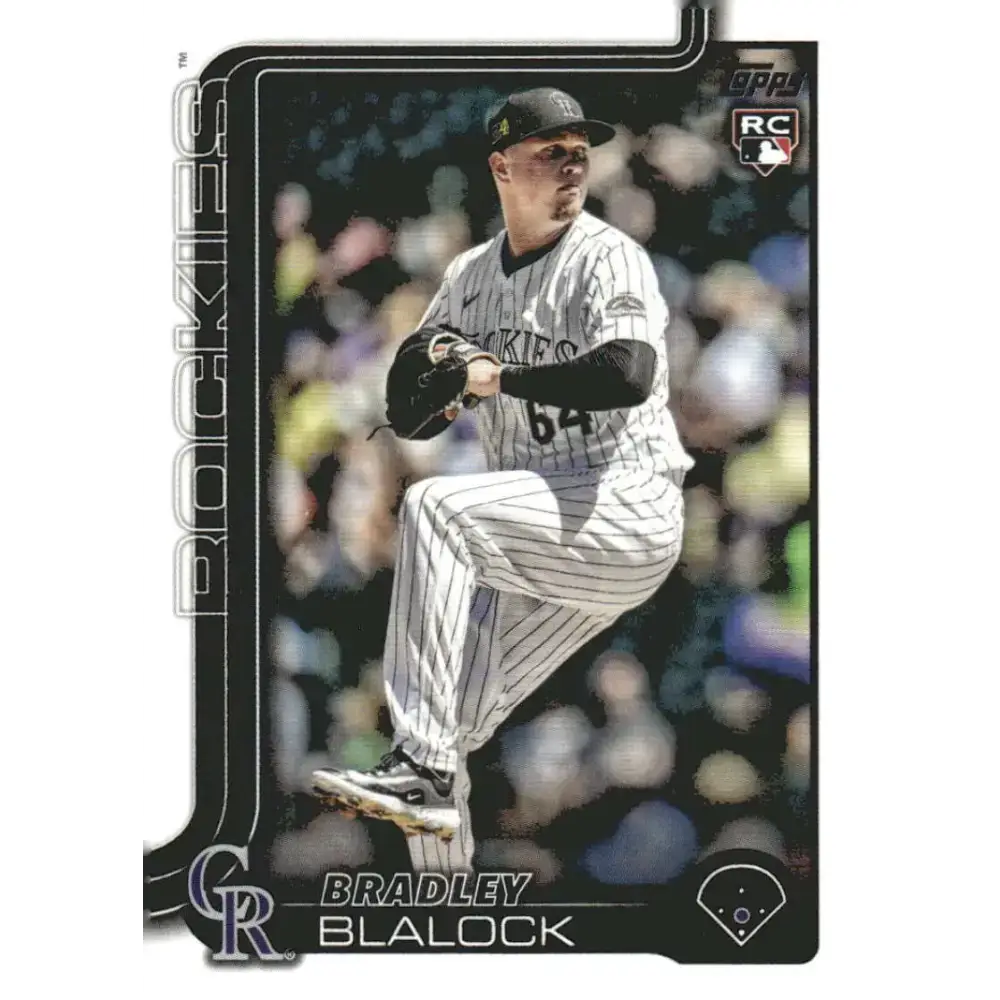 2025 Topps #161 Bradley Blalock NM-MT RC Rookie Colorado Rockies Baseball Card - Baseball Card Single