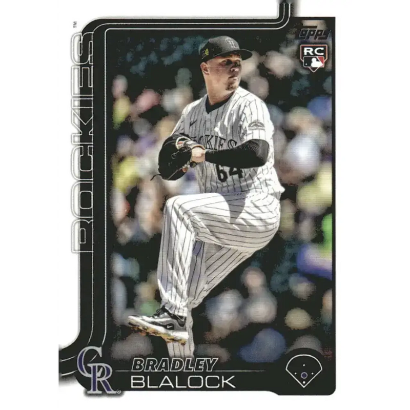 2025 Topps #161 Bradley Blalock NM-MT RC Rookie Colorado Rockies Baseball Card - Baseball Card Single