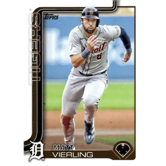 2025 Topps #166 Matt Vierling NM-MT Detroit Tigers Baseball Card - Baseball Card Single