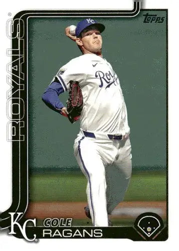 2023 Topps Series 1 Cole Ragans Kansas City Royals baseball card with original gloss